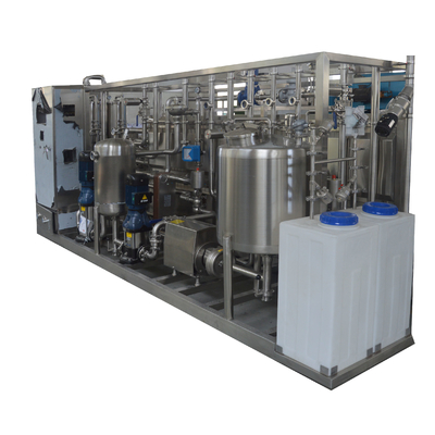 Esterilizador UHT tubular automático de 3000L/H para bebidas e alimentos líquidos