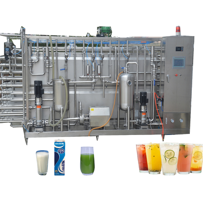 Esterilizador UHT tubular automático de 3000L/H para bebidas e alimentos líquidos